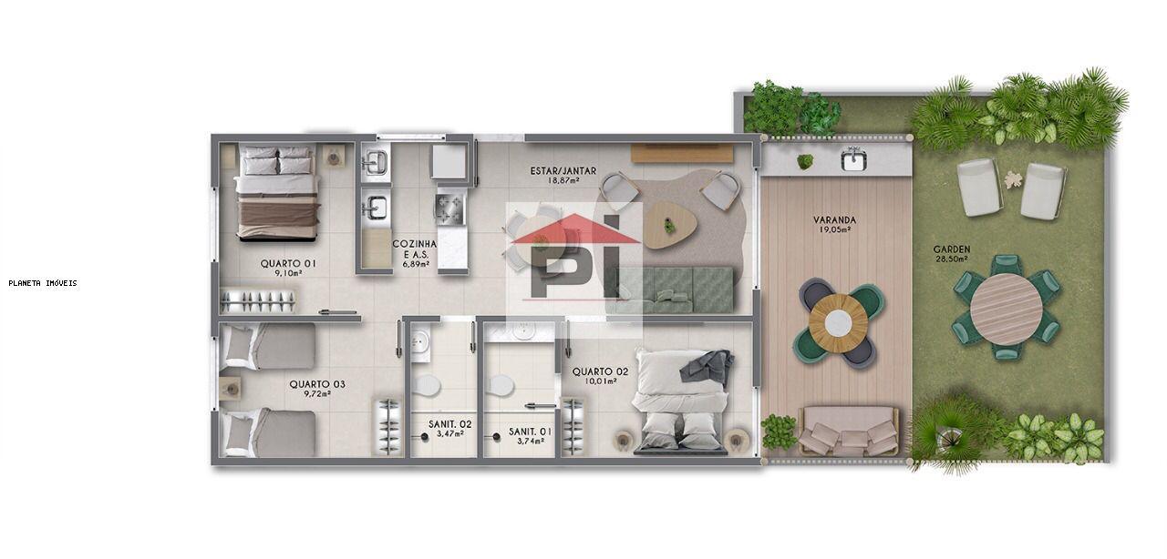 Apartamento à venda com 2 quartos, 86m² - Foto 12