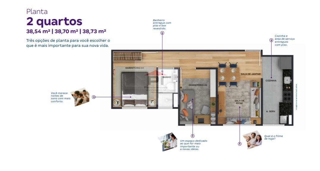 Apartamento à venda com 2 quartos, 38m² - Foto 22