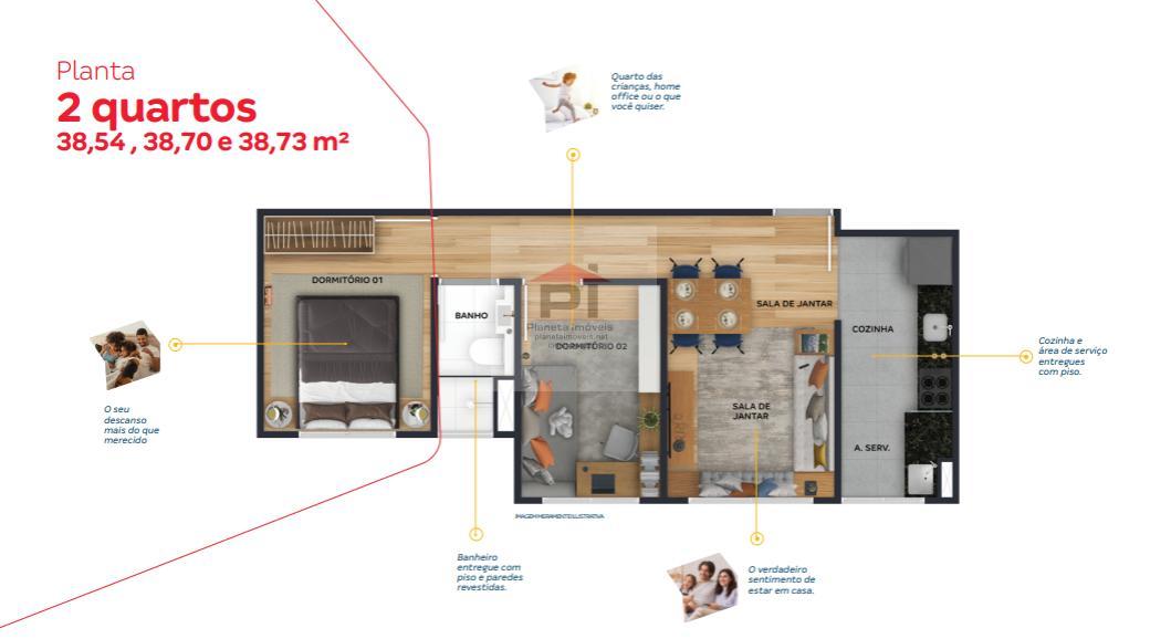 Casa à venda com 2 quartos, 38m² - Foto 11